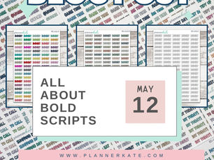 Bold, Functional, and Ready to Plan: A Deep Dive into PlannerKate Bold Scripts