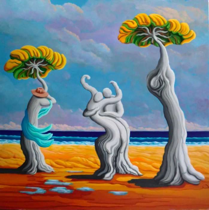 Rain Dance (80x80cm)