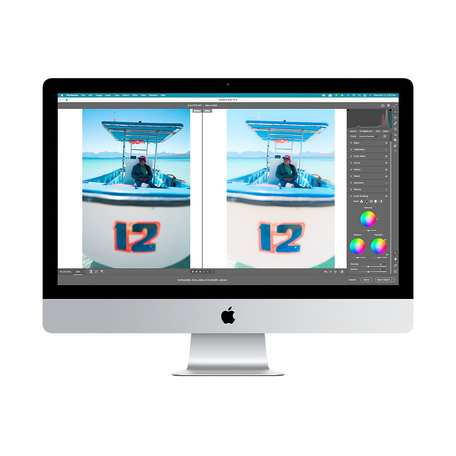 Photo Editing. Corrective and creative image enhancements.