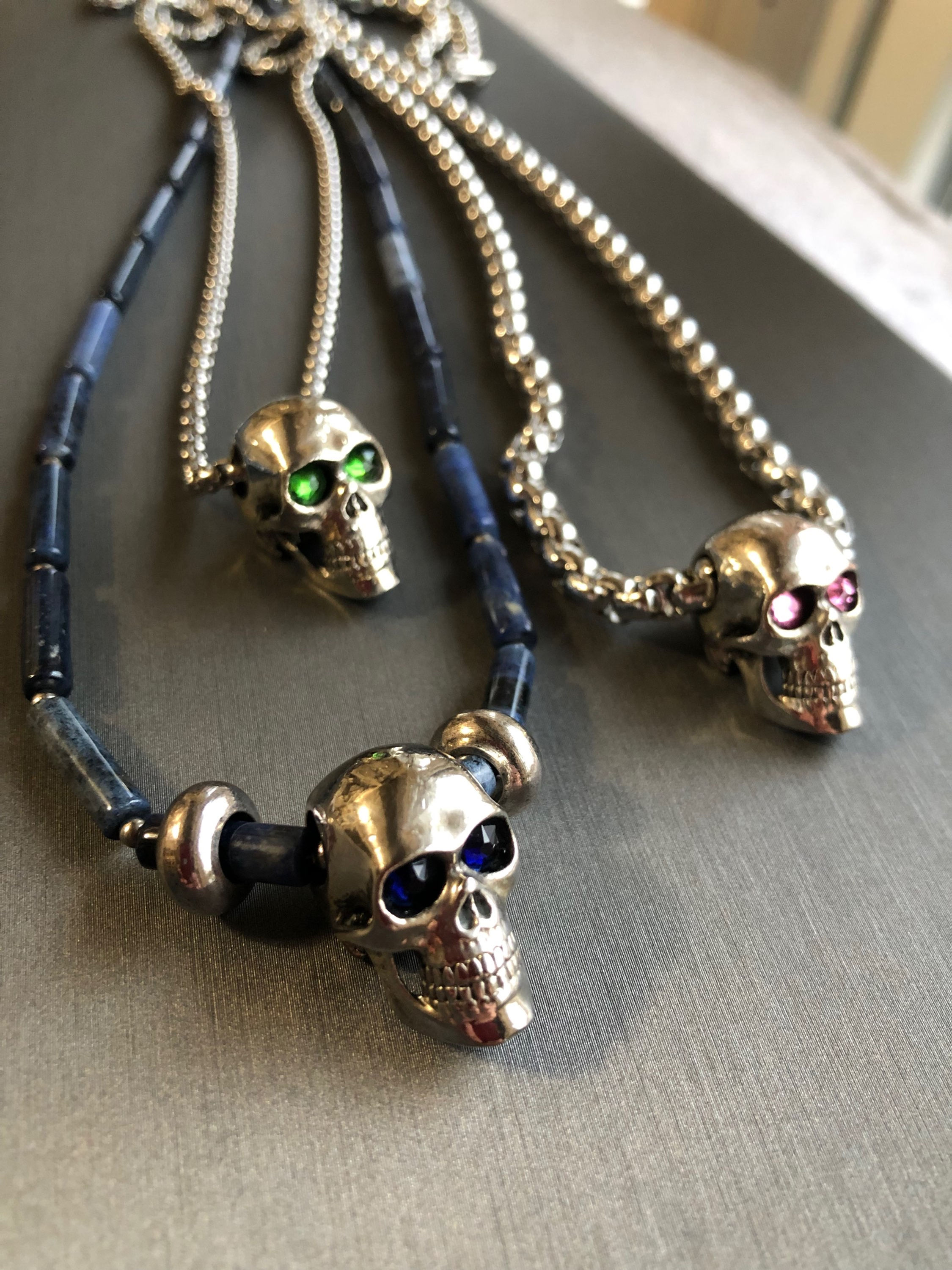 Stainless Steel Skull Necklace