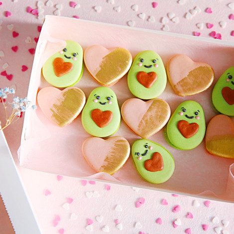Valentine Macaron box