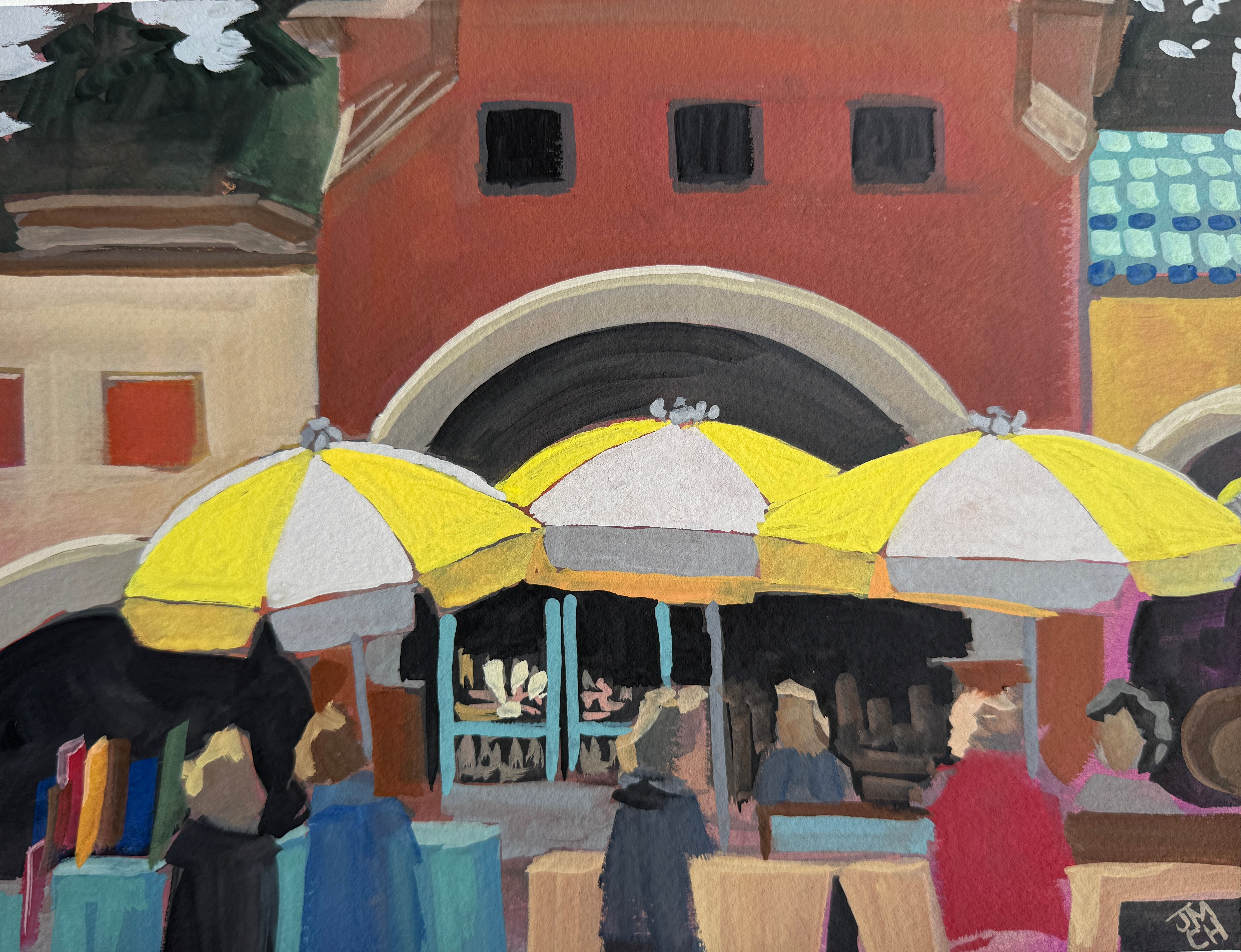 At the ArtWalk - plein air
