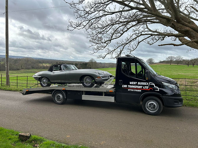 Classic Car Being Transported