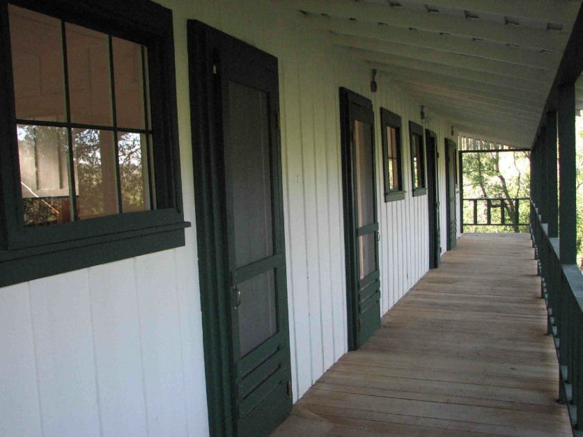 A cabin that has been restored to its original state.
