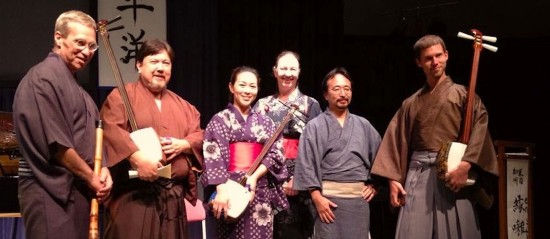 Ensohza, a Japanese folk ensemble, will perform.