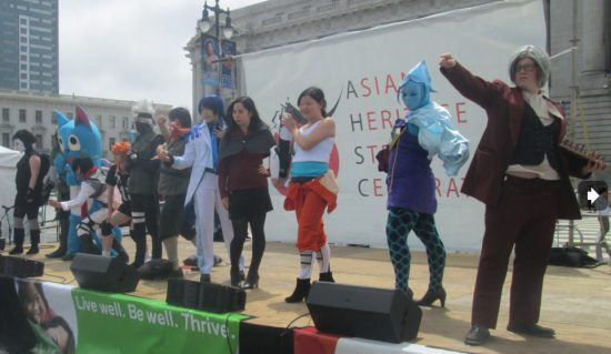 Cosplay enthusiasts at the 2015 Asian Heritage Street Celebration. (Photo by Mitchell Bonner)