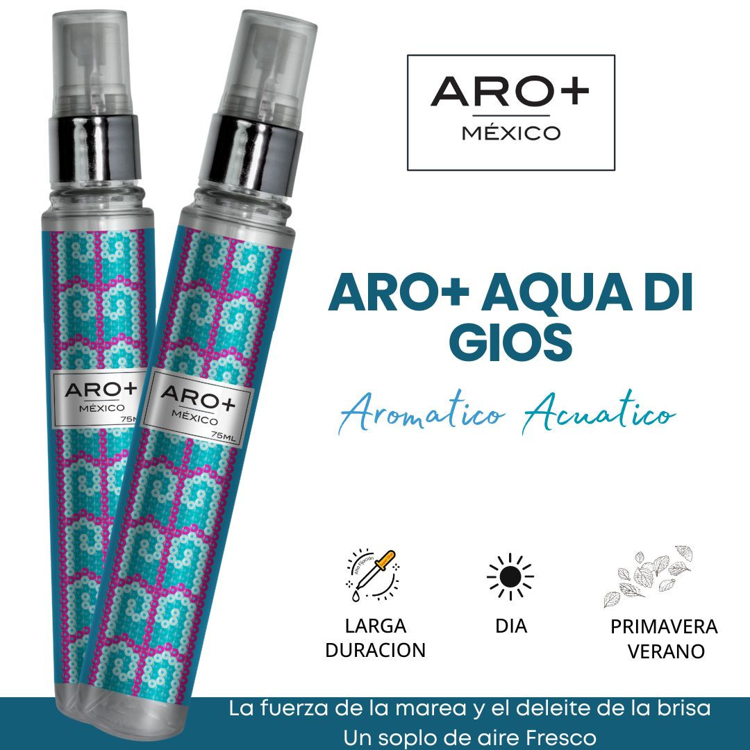 AQUA DI GIOS - Aro+ Paquete Duo Perfume de Caballero