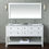 Thumbnail: Marla 60" Double Sink Vanity with Mirror