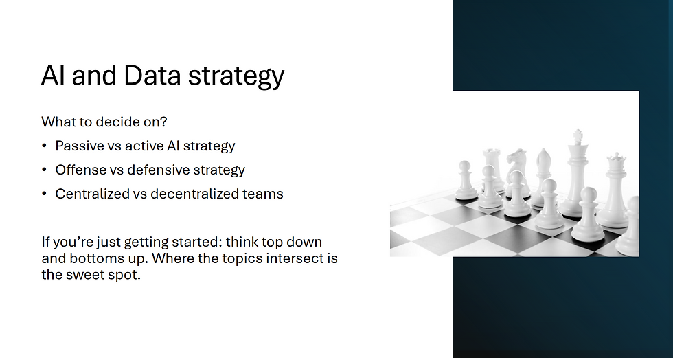 AI strategic framework