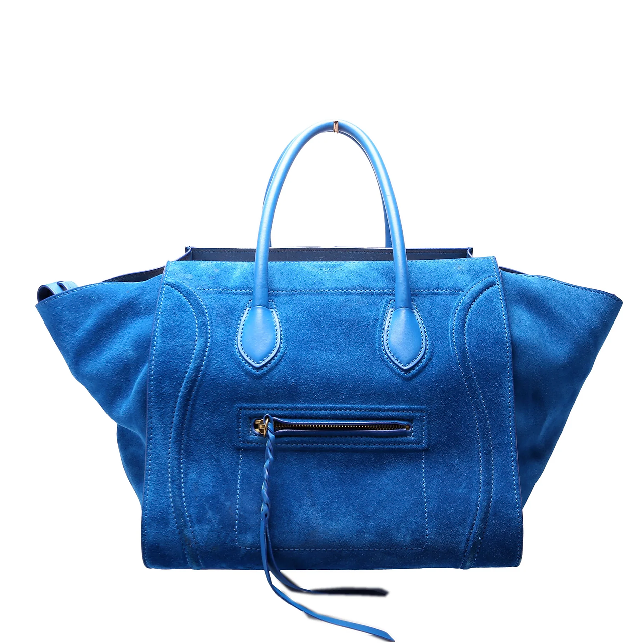 Celine Suede Luggage Bag