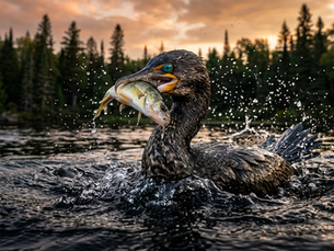 Le Cormoran - la dévastation d'un prédateur