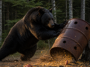 Appâtage de l’ours noir : entre efficacité, éthique et sécurité