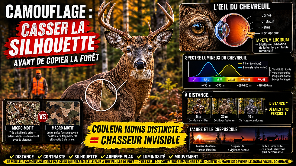 ATELIER : VOUS ÊTES CAMOUFLÉ… MAIS QUE VOIT VRAIMENT LE CHEVREUIL?