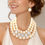 Thumbnail: Pave Stone Accented Pearl Necklace Set