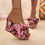 Thumbnail: Camouflage Bow Platform Wedge Sandals