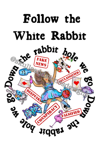 White Rabbit - Down The Rabbit Hole | Skulls & Stones Jewelry