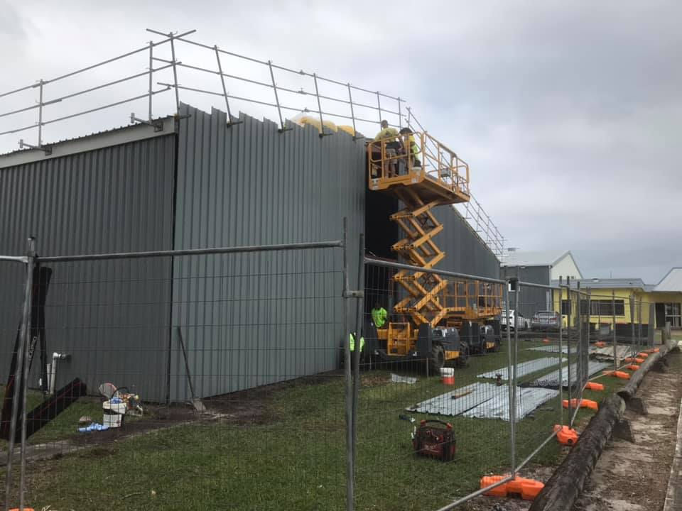 15/2/21 HDFC hangar construction started 