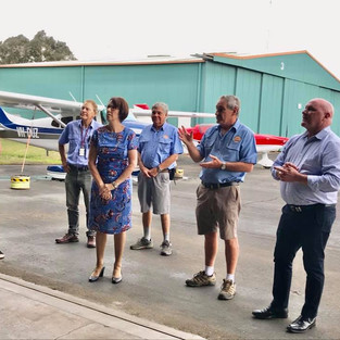 23/11/20 Leslie Williams came to tell HDFC that they were successful in gaining a $27,000 Community Building Partnership grant to refurbish the hangar. 