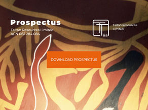 A Mineral System Discovery Story with Taiton Resources Limited