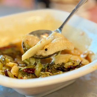 吉祥如意 — Auspicious Fortune and Harmony Sliced Fish with Pickled Mustard Greens