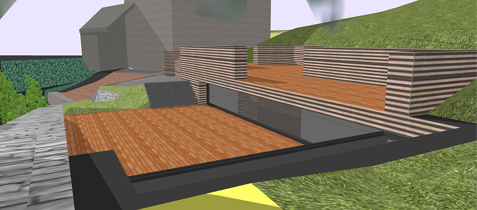 Construction enterrée et aménagement