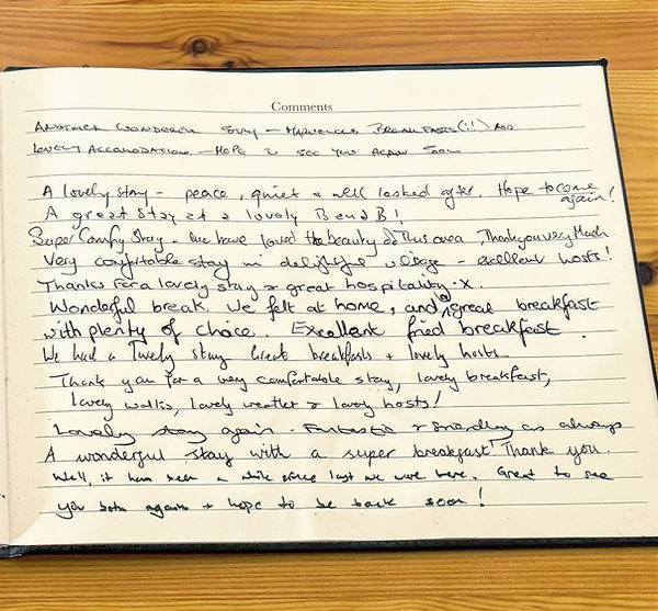 HFH visitor book