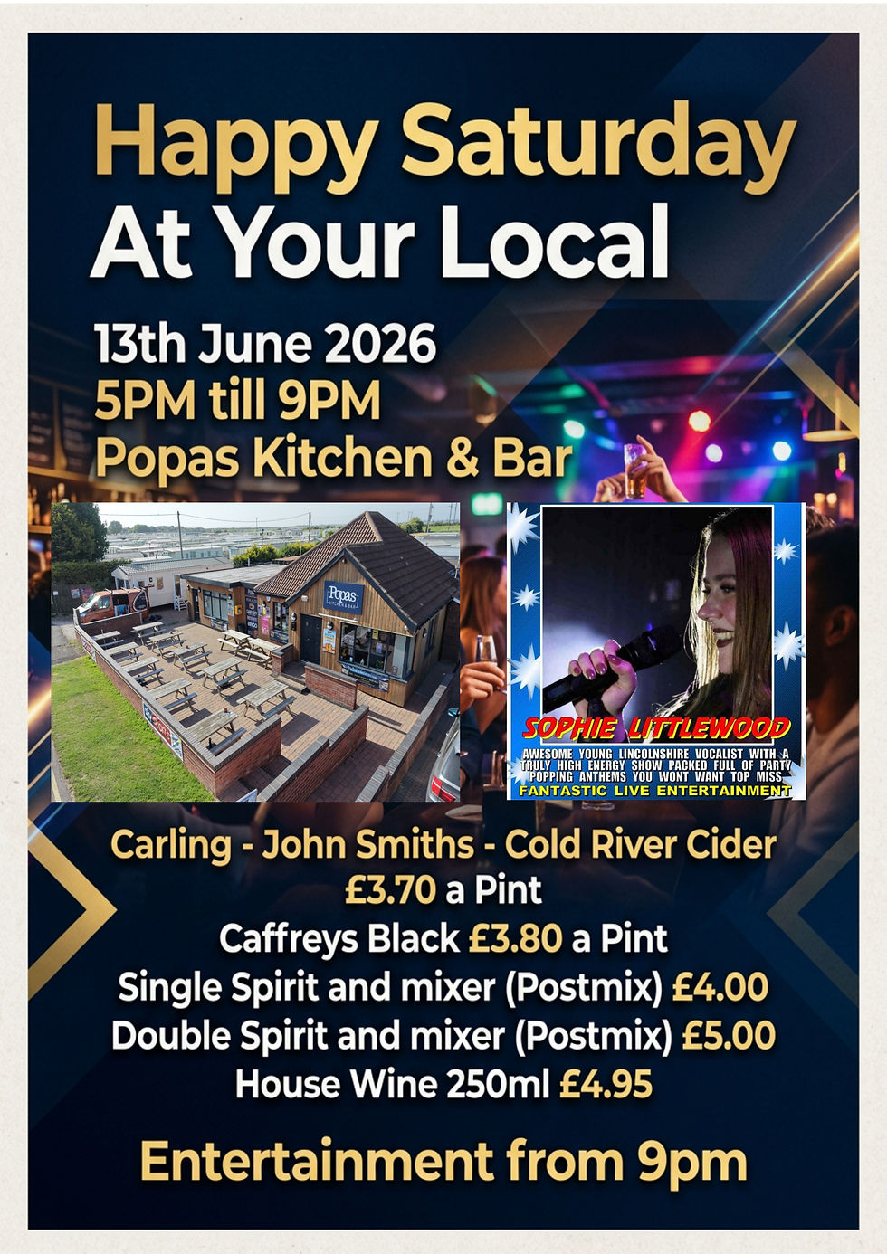 Happy Saturday at your Local Popas Bar