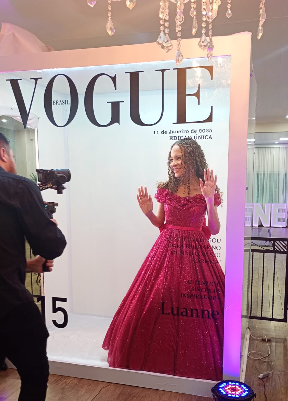 Evento com Cabine Capa de Revista Exclusiva