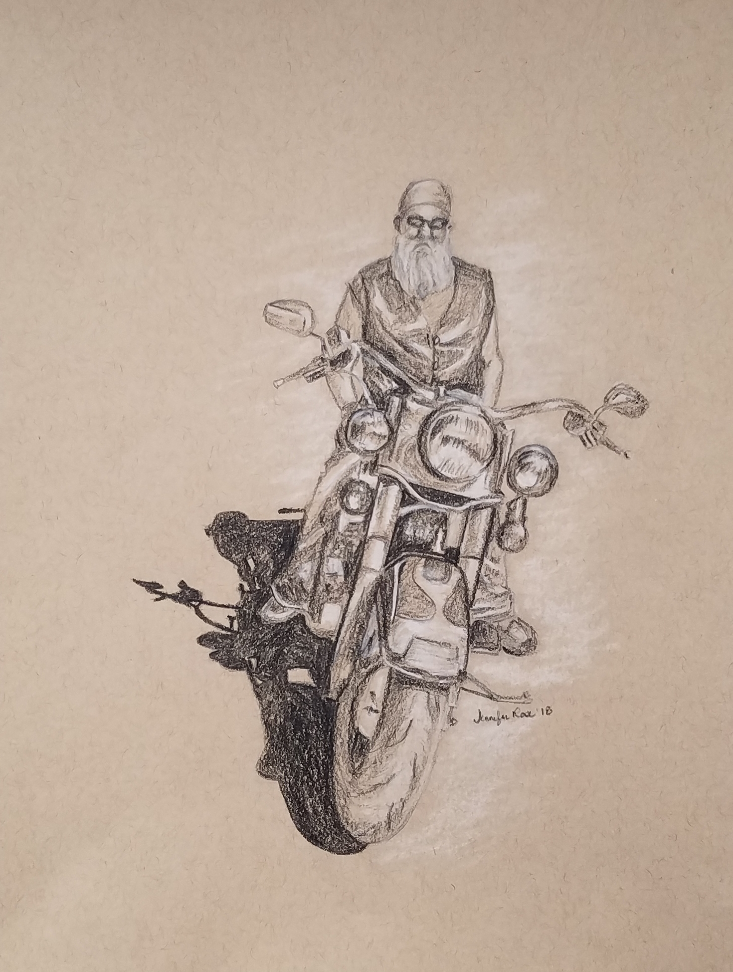 Black & white graphite
