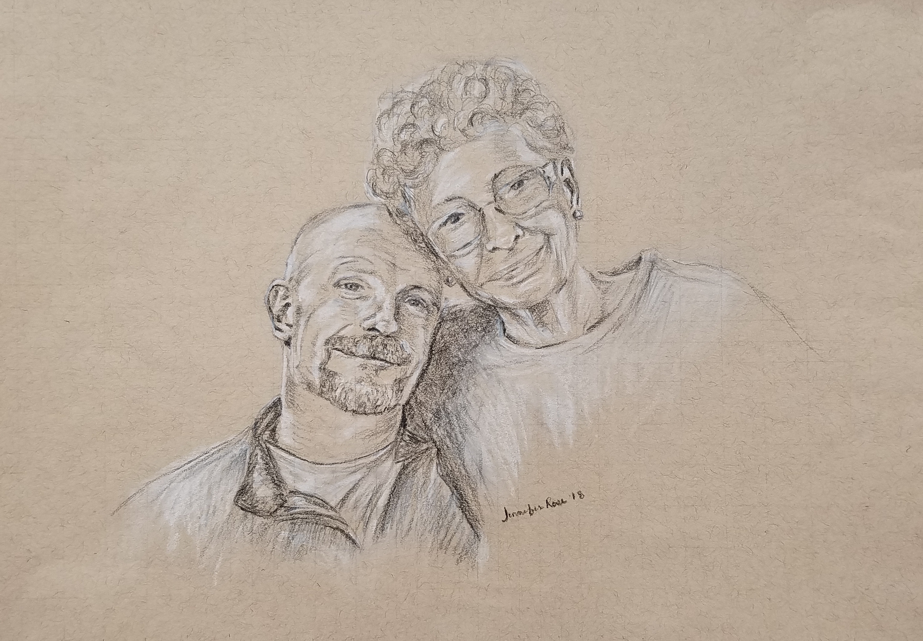 Black & white graphite