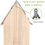 Miniatura: Weather Resistant Hanging Bee Butterfly Insect Home from Natural Wood&Metal Roof