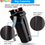 Miniature : 2 in 1 Dual Chamber Bottle with Portable Collapsible Bowls for Travel