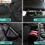 縮圖：Premium Back Seat Cover Waterproof Dog Car Seat Cover with Armrest Opening