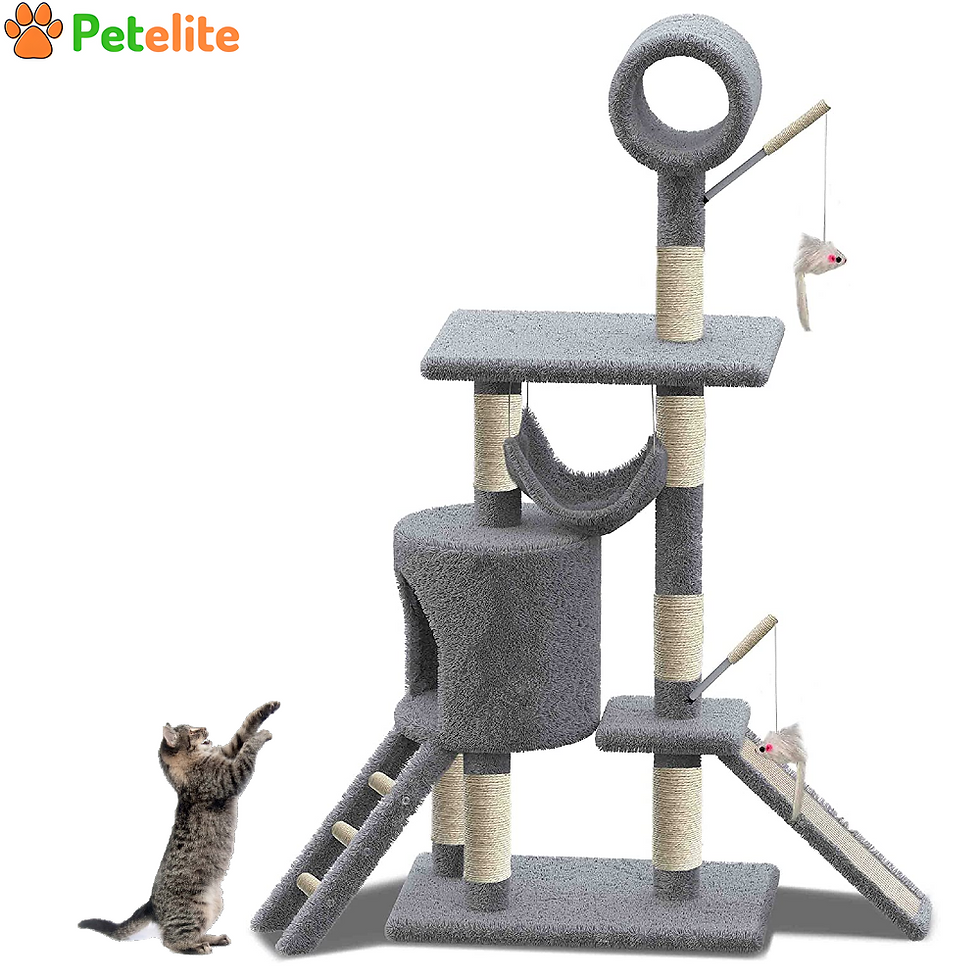 XXL Cat Tree Tower,Multilevel Cat Climbing Frame,Cat Condo|Sisal Scratching Post