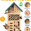 Küçük resim: Wooden Insect Bee Bug House, Natural Eco-Friendly Wood Insect Hotel Garden Nest