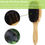 섬네일: 2 in 1 Double Sided Silicone Needle and Natural Bristle Bamboo Comb