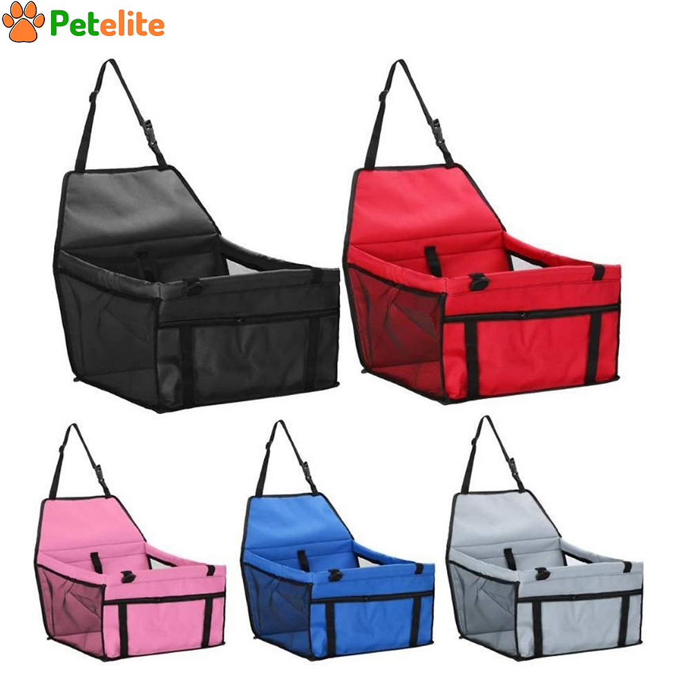 Pet Car Booster Seat Travel Carrier Cages Oxford Breathable Folding Soft