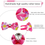 Thumbnail: 12 Pcs Adjustable Pet Bowties Dog Cat Bow Ties,Neck Bows with Glittery Rhineston