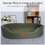Miniature : Portable Foldable Dog Basket,Comfortable Scratch-Proof Washable Bed,Basset Hound