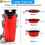 Miniature : 2 in 1 Dual Chamber Bottle with Portable Collapsible Bowls for Travel