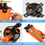 Miniature : 2 in 1 Dual Chamber Bottle with Portable Collapsible Bowls for Travel