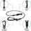 縮圖：Lockable Carabiner Latch Bar with Stainless Steel Lashing Cable Clip for Dogs