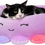 Miniature : Official Beula Octopus Pet Bed, Ultrasoft Official Plush Pet Bed, Purple