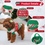 Miniatura: Christmas Dog Jumper,Knitted Striped Sweater,Warm Winter Clothes for Dogs & Cats