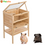 Küçük resim: Large Wooden Rodent, Hamster Cage, Pine Wood, Storage Space, Hamsters Small Pets