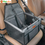 縮圖：Oxford Breathable Folding Pet Car Booster Seat Travel Carrier Cage
