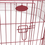 Миниатюра: 8 Panels/ Metal Pink Pet Dog Pen Puppy Rabbit Foldable Metal Playpen Enclosure