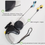 Miniature : Dual Retractable Dog Leash with LED Flashlight, 360 Degree Tangle-Free Coupler