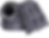 Cat Small Dog Igloo Bed Nest,Soft Calming Cave Hideout w/ Cushion,Washable, Gray