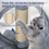 Miniatura: 48cm Cat Trees|Cat Scratching Post for Indoor Cats Kitten|Pet Cat Activity Centr